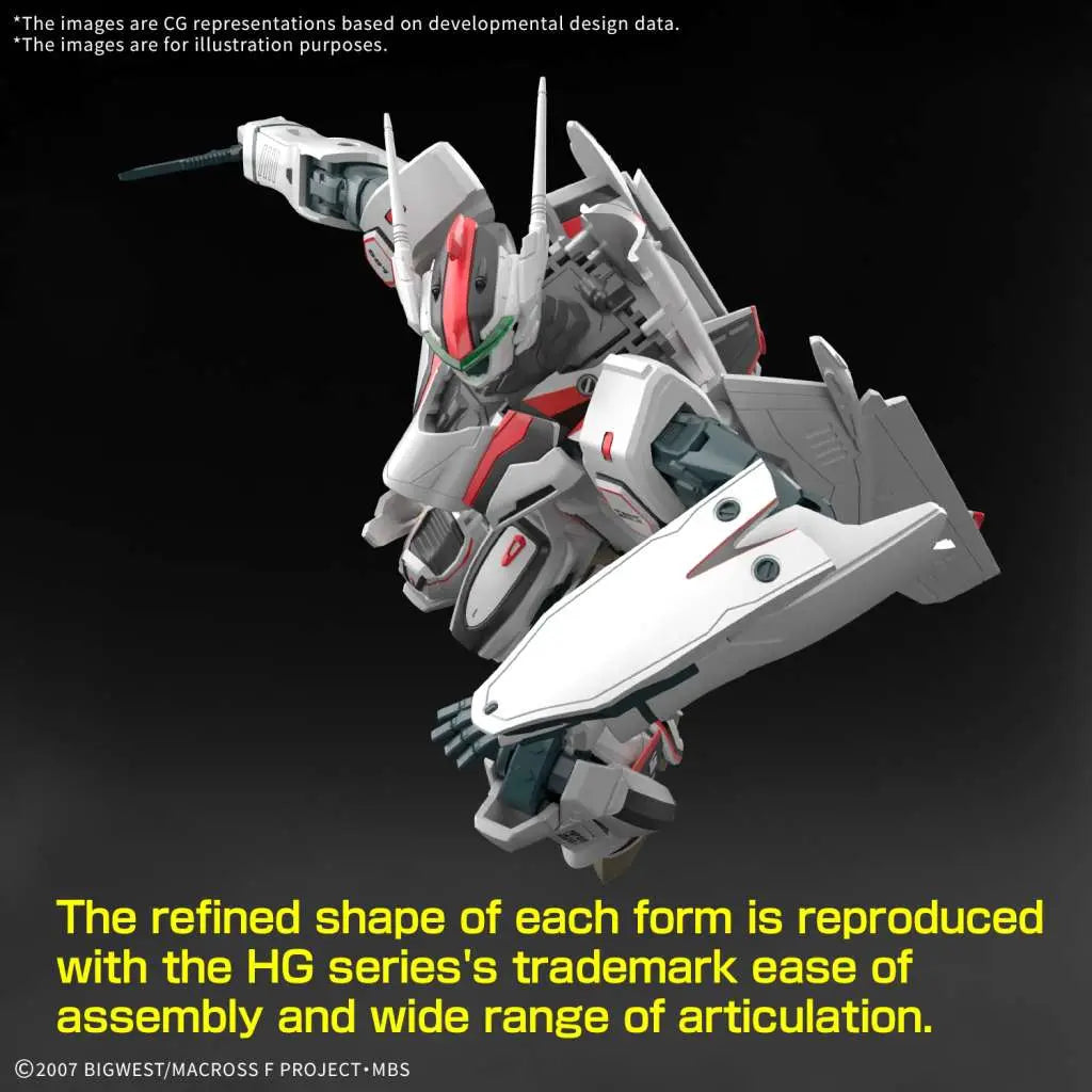 MK HG 1/100 Macross - VF-25F Messiah Valkyrie Deluxe Set