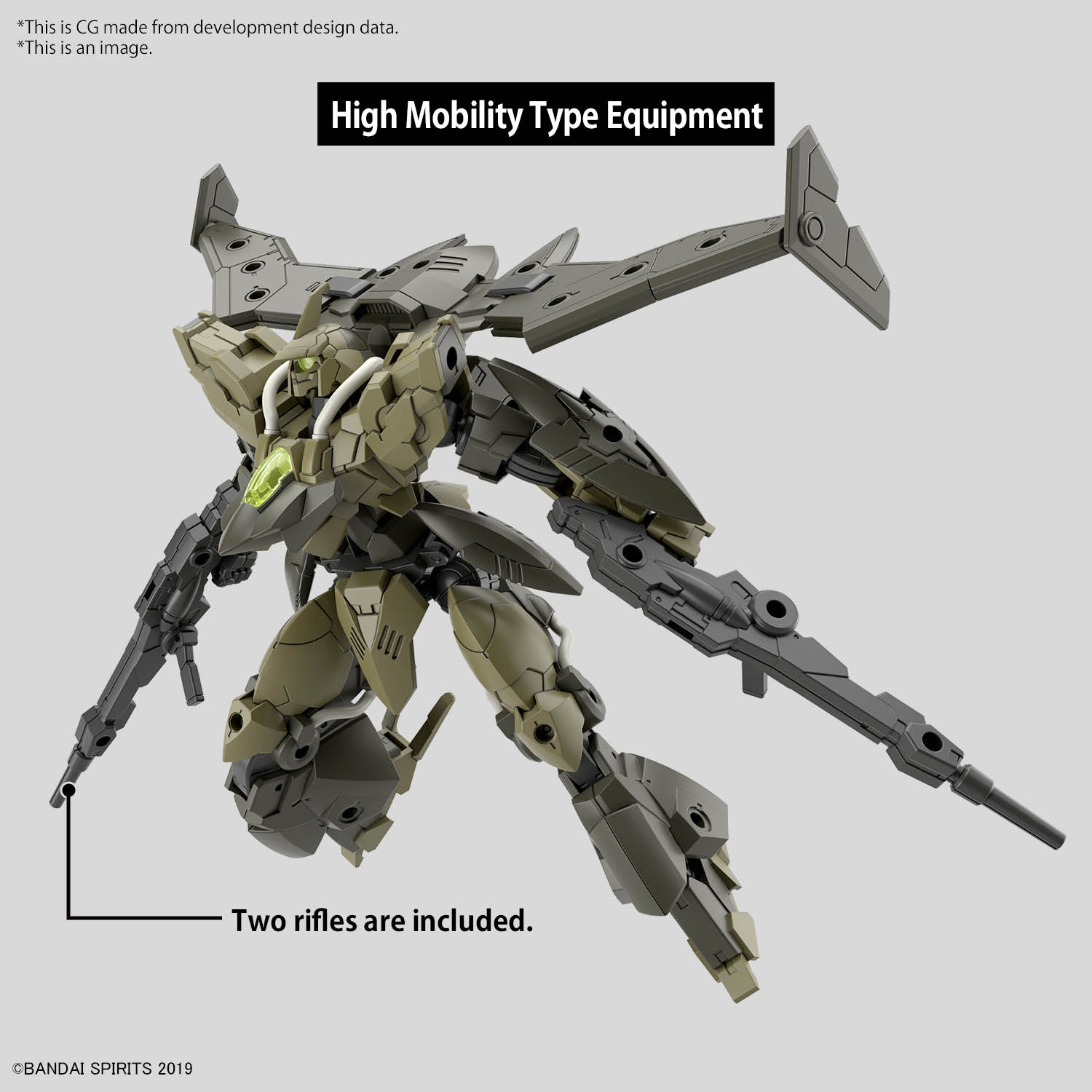 30 MM 1/144 - Verdenova (Green) - MEKA NEKO