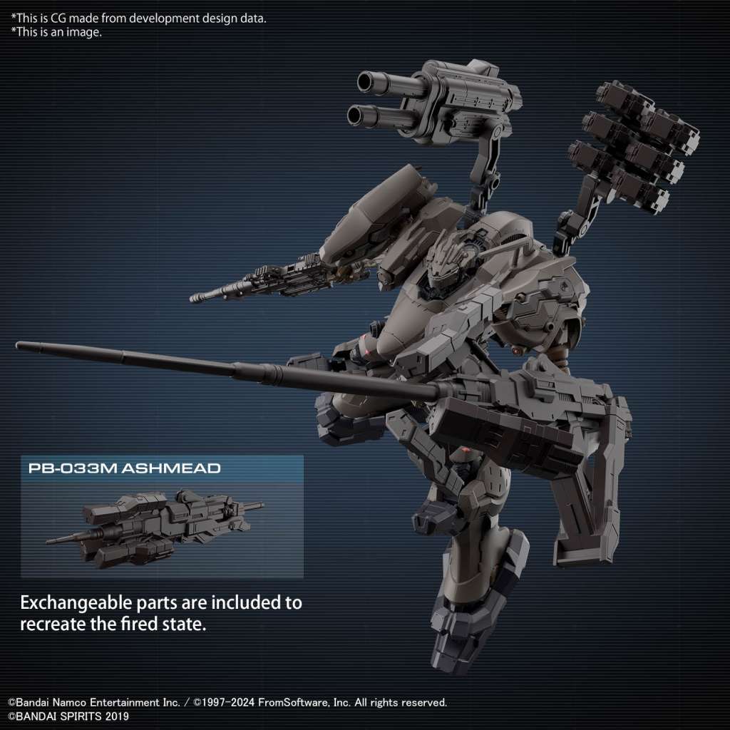 Model Kit 30MM - Armored Core VI RAD CC-2000 Orbiter Nightfall
