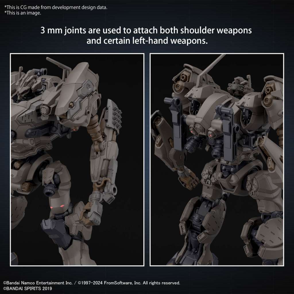 Model Kit 30MM - Armored Core VI RAD CC-2000 Orbiter Nightfall