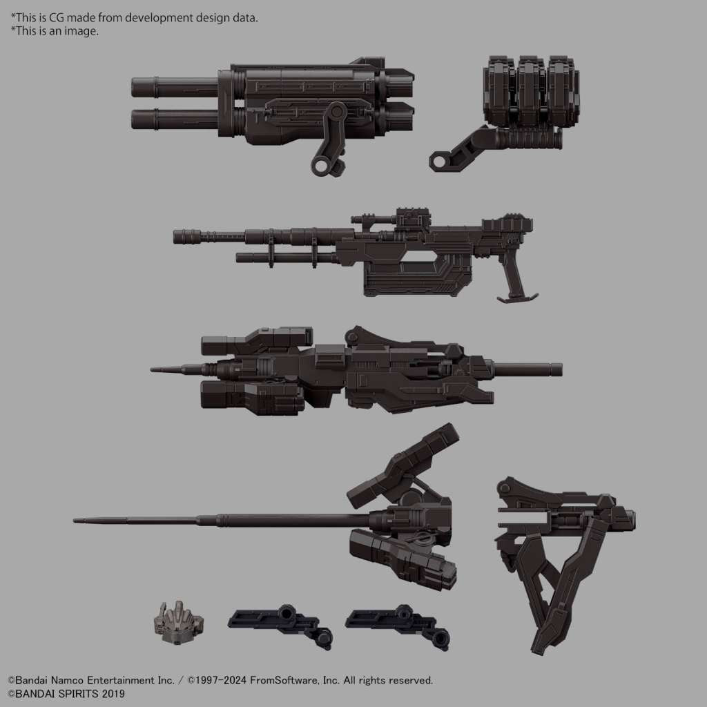 Model Kit 30MM - Armored Core VI RAD CC-2000 Orbiter Nightfall