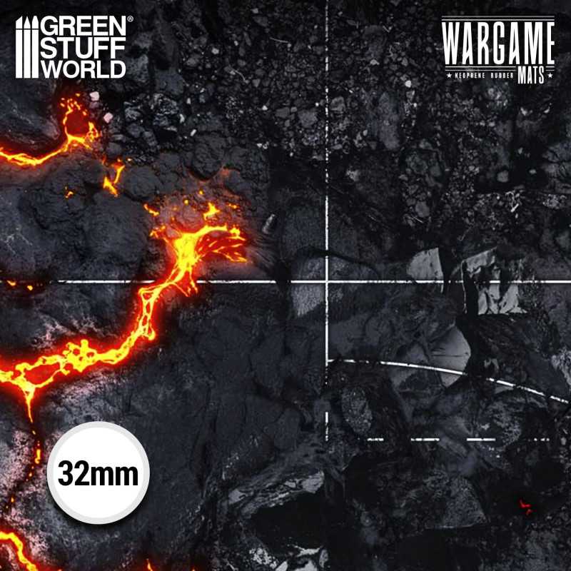 Green Stuff World - Tapis de Wargame : Flamecoil Path - MEKA NEKO