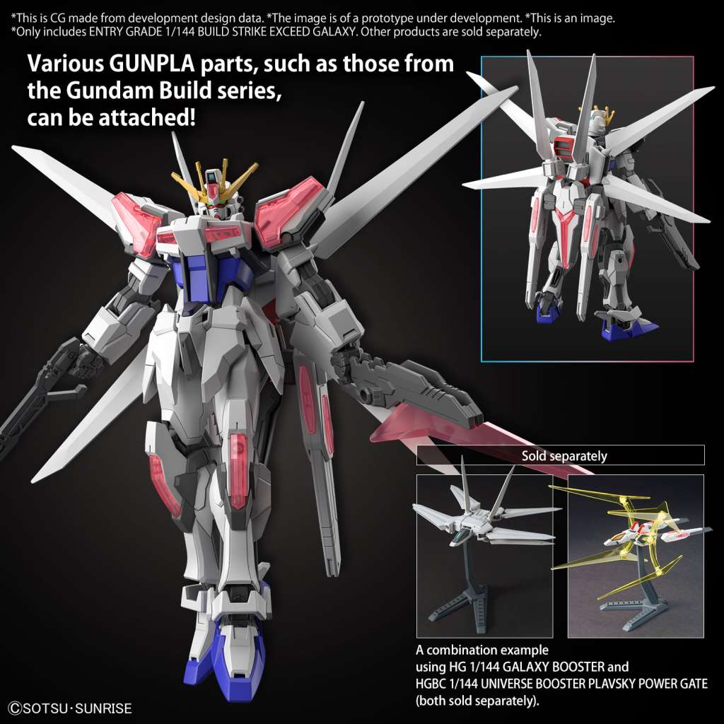 Gundam Gunpla Entry Grade 1/144 Build Strike Exceed Galaxy - MEKA NEKO