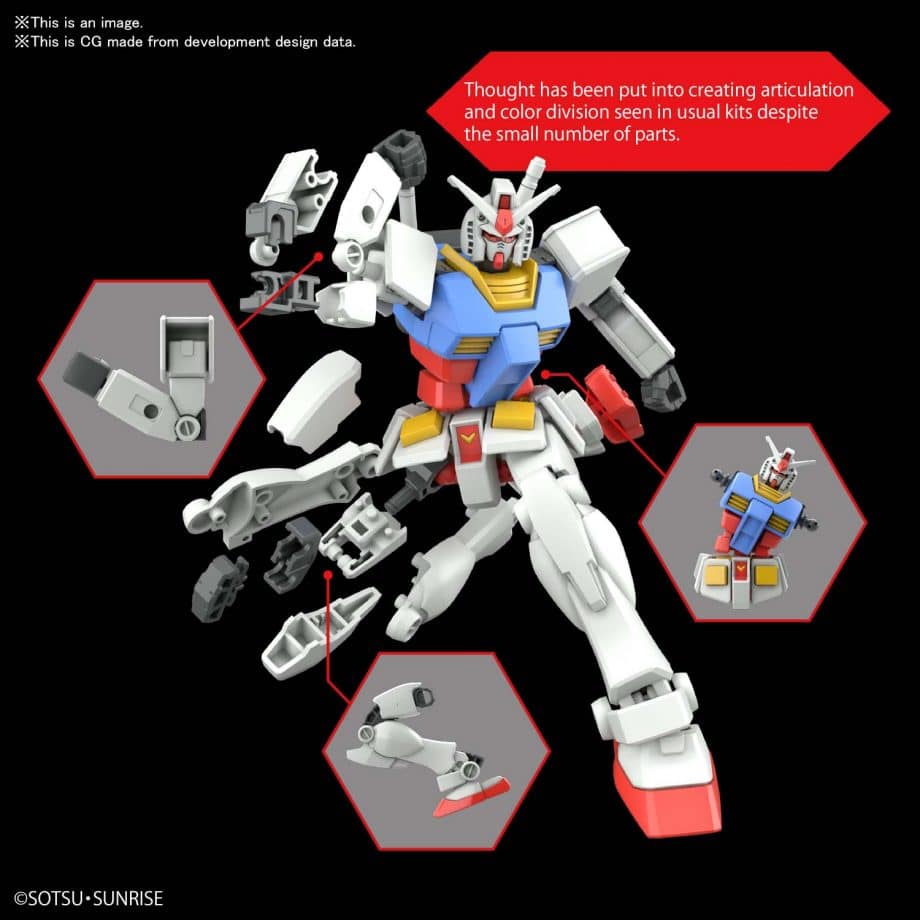 Gundam Gunpla Entry Grade 1/144 RX - 78 - 2 Gundam - MEKA NEKO