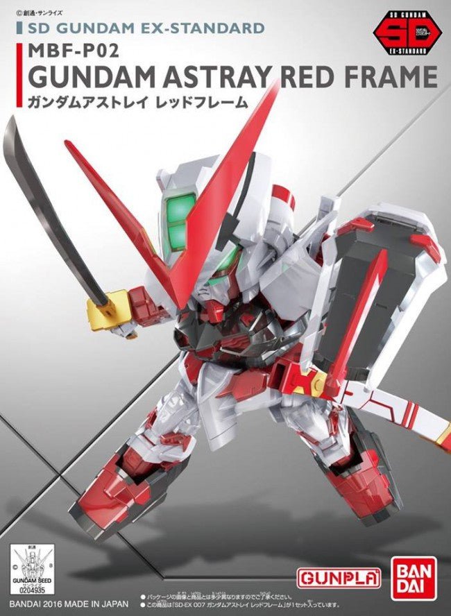 Gundam Gunpla SD Ex - STD 007 Gundam Astray Red Frame - MEKA NEKO