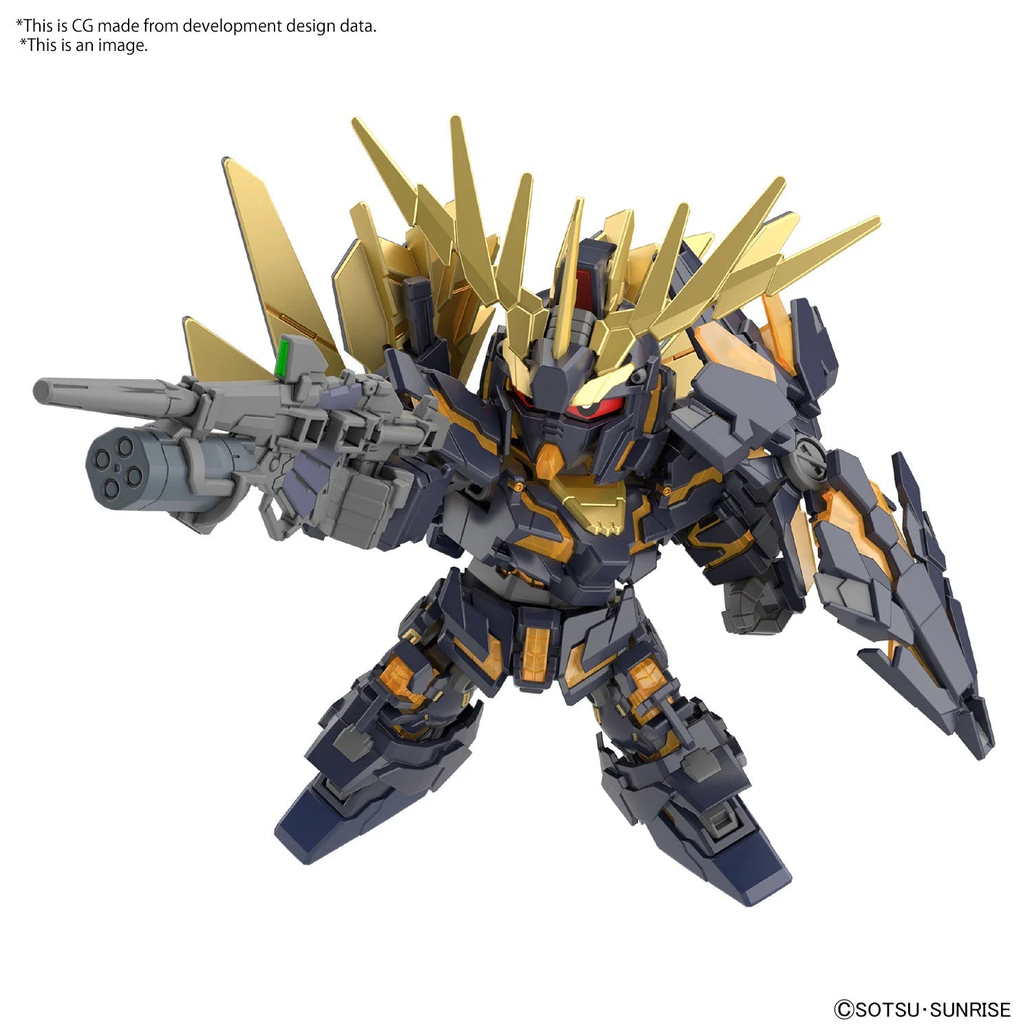 GUNDAM - SD Gundam Cross Silhouette Unicorn 02 Banshee & Norn Parts - MEKA NEKO