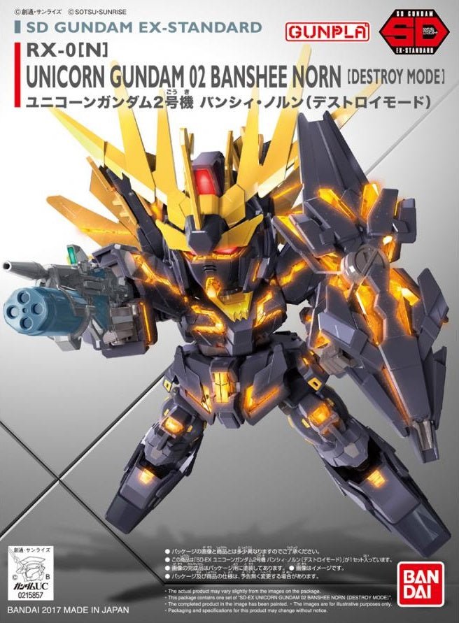 GUNDAM - SD Gundam Ex - Standard 015 Unicorn Banshee 02 - MEKA NEKO