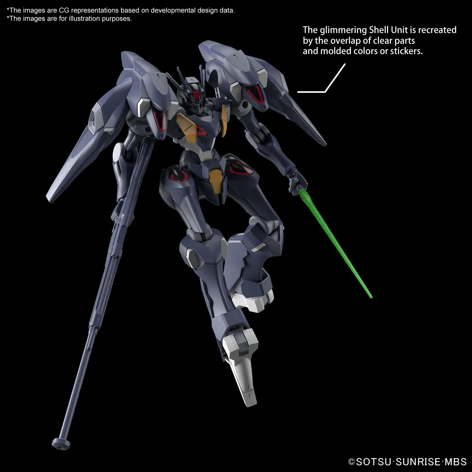 Gunpla HG 1/144 - 007 Gundam Pharact - MEKA NEKO