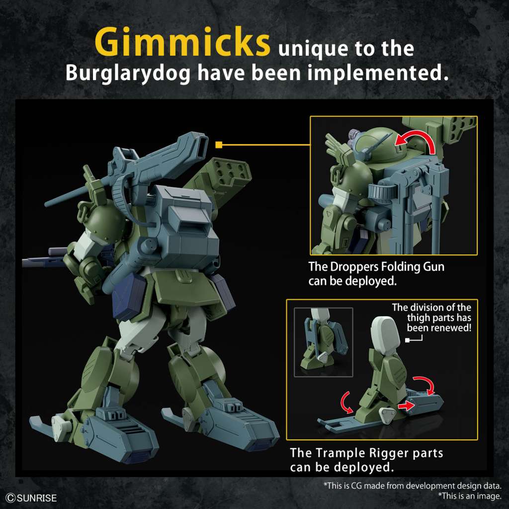 Gunpla HG 1/144 - Burglarydog - MEKA NEKO