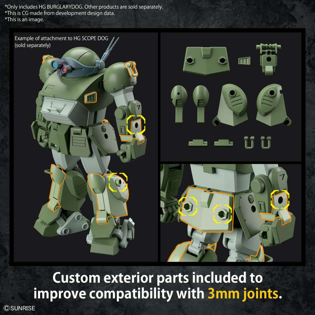 Gunpla HG 1/144 - Burglarydog - MEKA NEKO