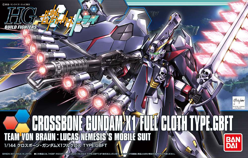 Gunpla HG 1/144 - Crossbone gundam X1 Full Cloth - MEKA NEKO