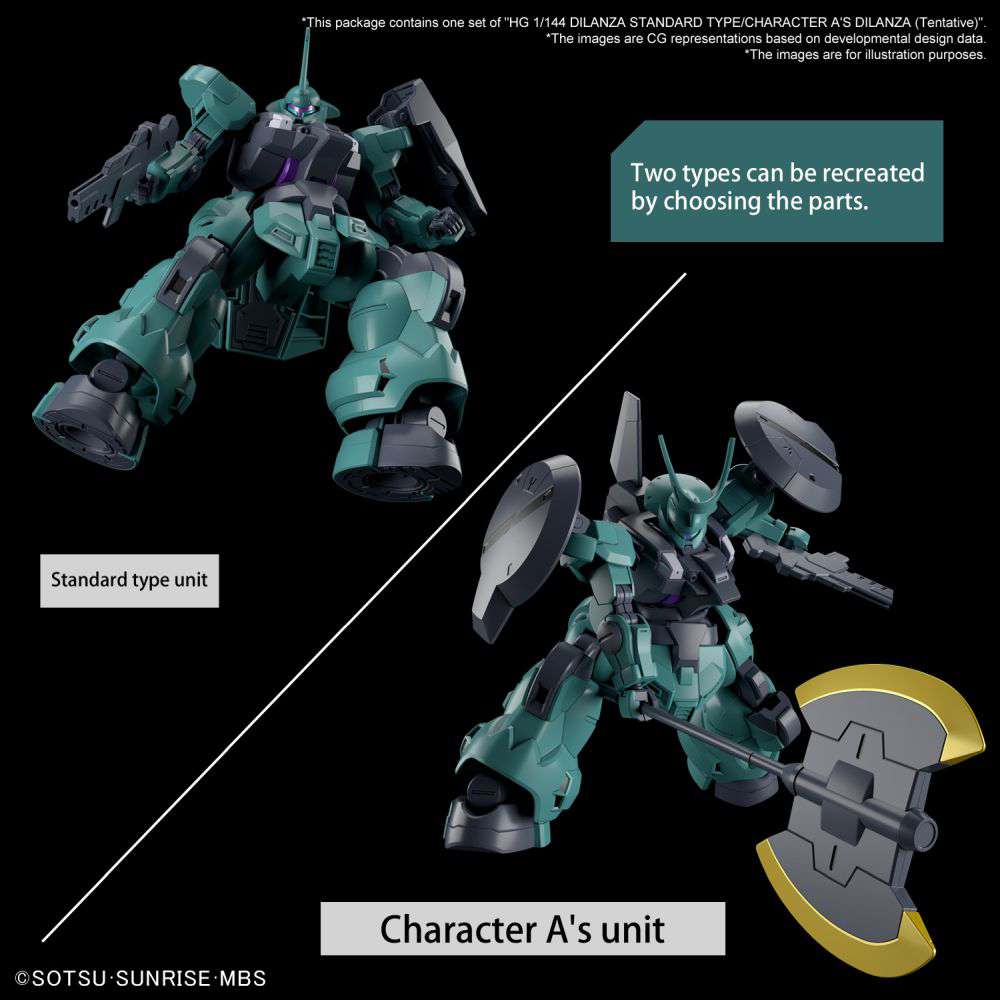 Gunpla HG 1/144 - Dilanza Standard Type/Lauda's Dilanza - MEKA NEKO
