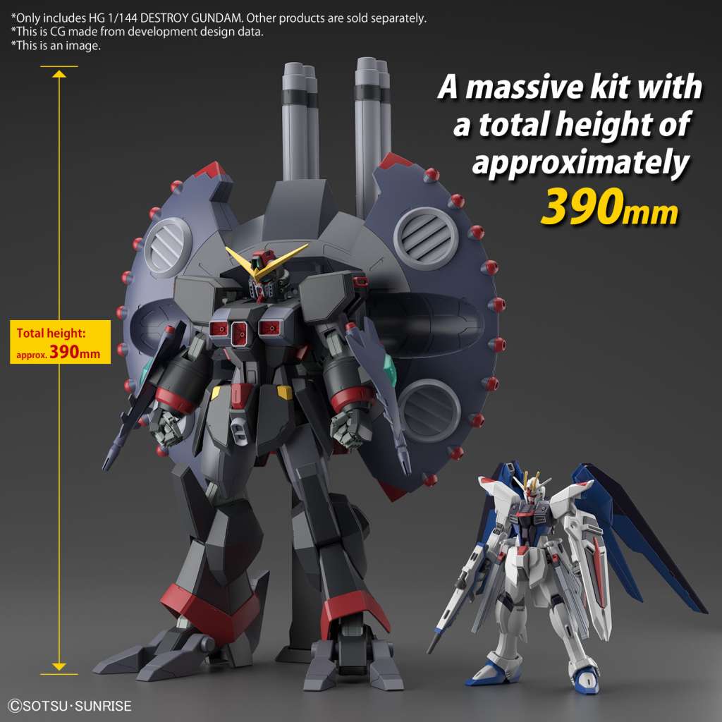 Gunpla HG 1/144 - Gundam Destroy - MEKA NEKO