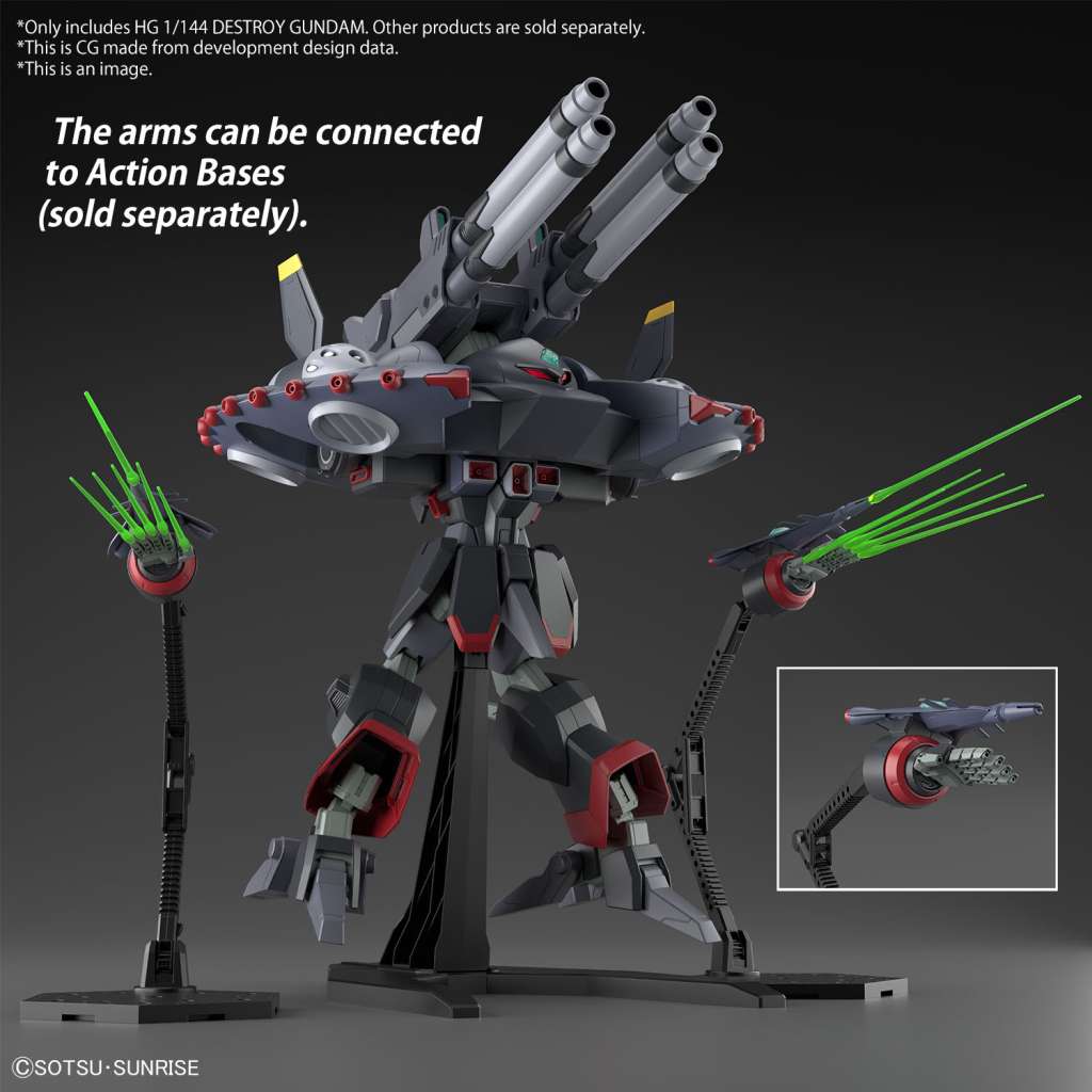 Gunpla HG 1/144 - Gundam Destroy - MEKA NEKO