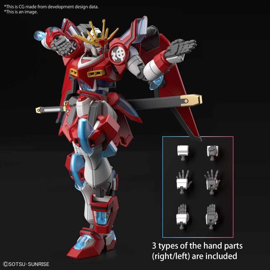 Gunpla HG 1/144 - Gundam SHIN BURNING - MEKA NEKO