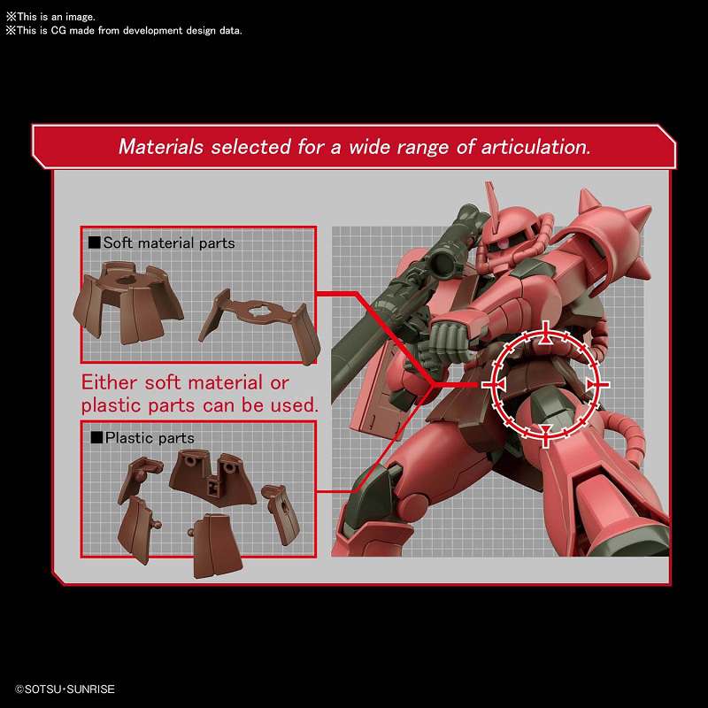 Gunpla HG 1/144 - MS - 06S Zaku II - MEKA NEKO