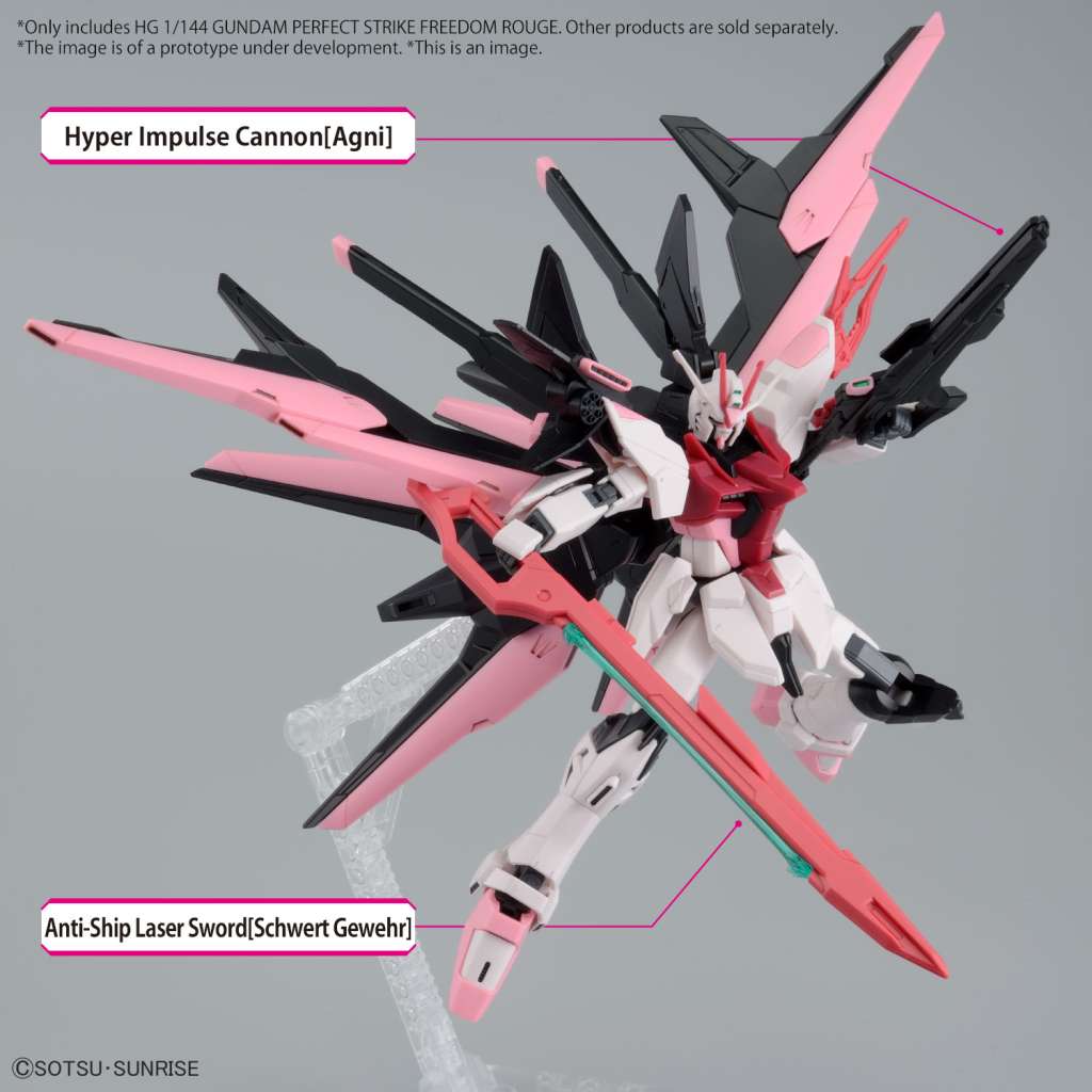 Gunpla HG 1/144 - Perfect Strike Freedom Rouge - MEKA NEKO