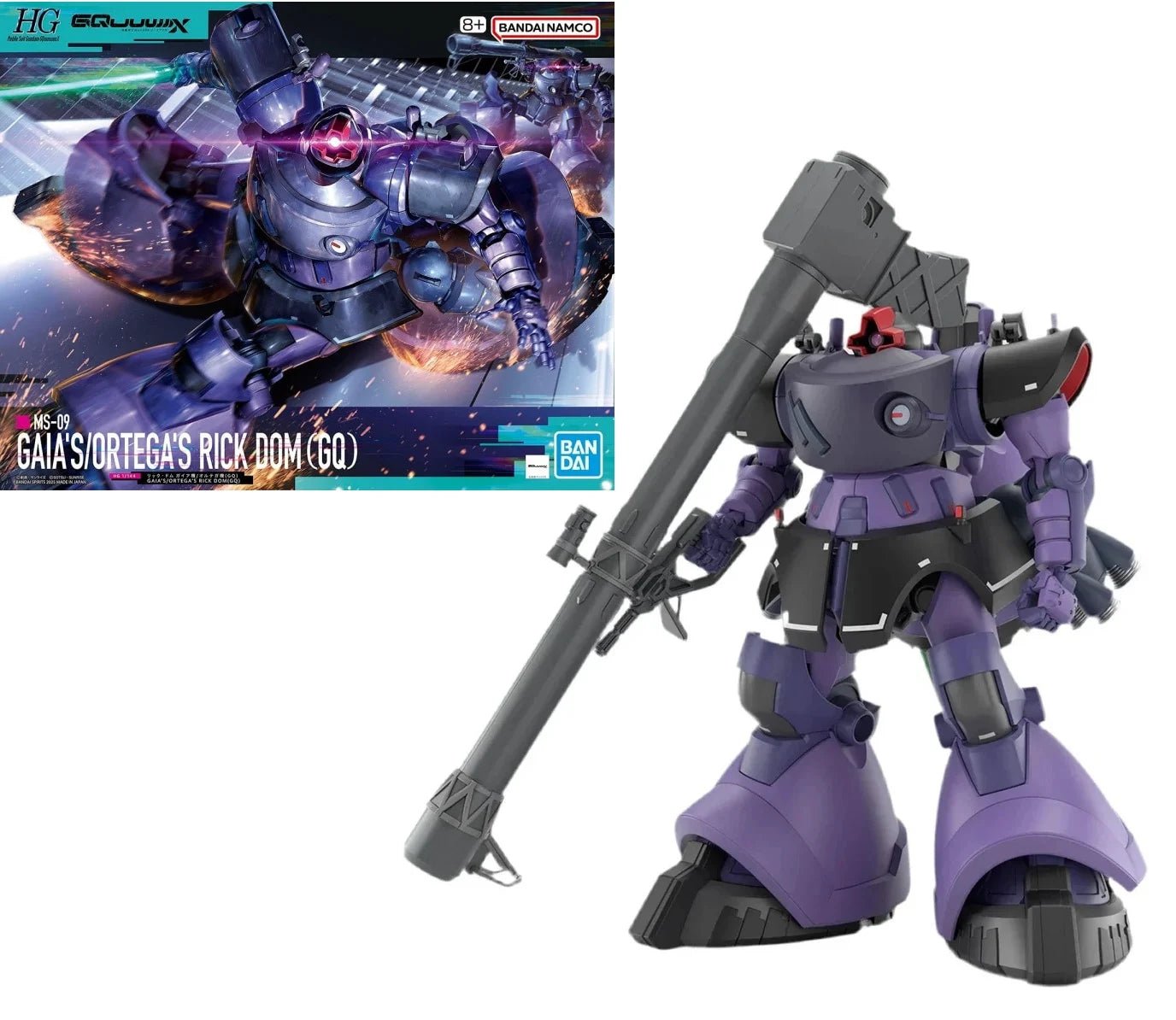 Gunpla HG 1/144 - Rick Dom de Gaia Ortega - MEKA NEKO