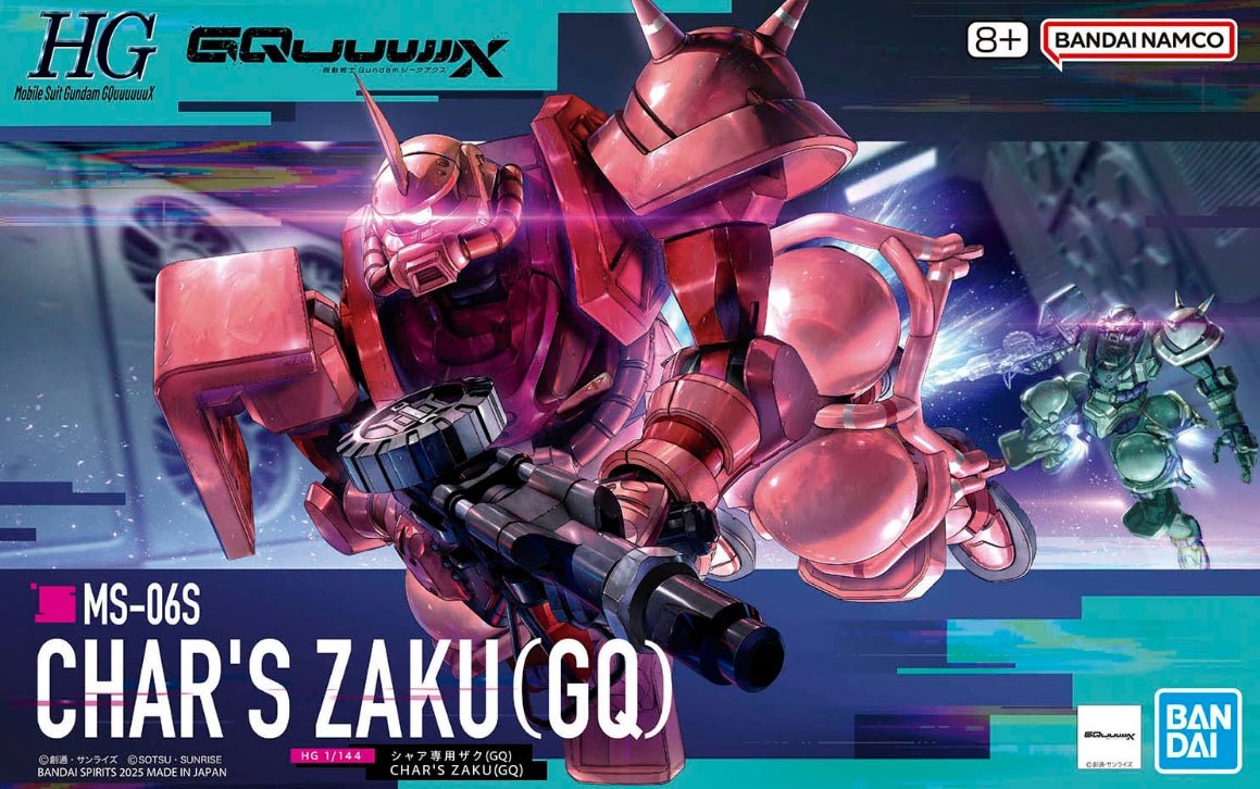 Gunpla HG 1/144 - Zaku Char GQuuuuuuX - MEKA NEKO
