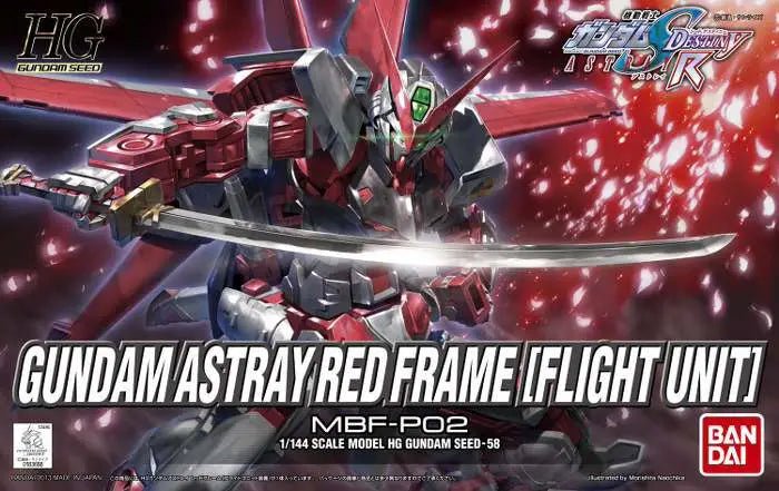 Gunpla HG Gundam Astray Red Frame Flight Unit – Bandai - MEKA NEKO