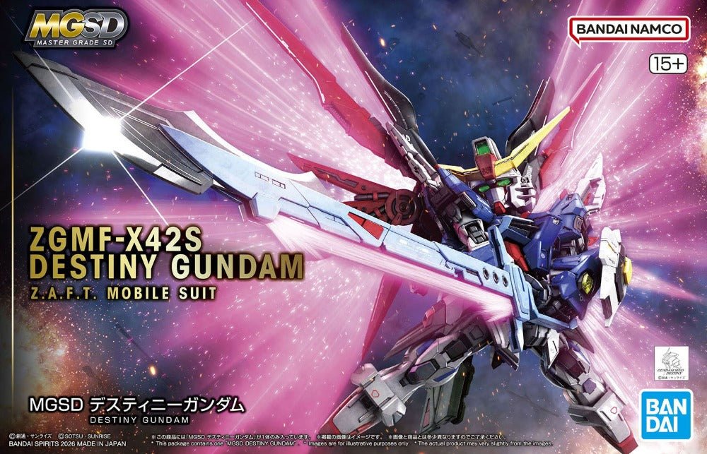 Gunpla MGSD Gundam Destiny | Bandai - MEKA NEKO