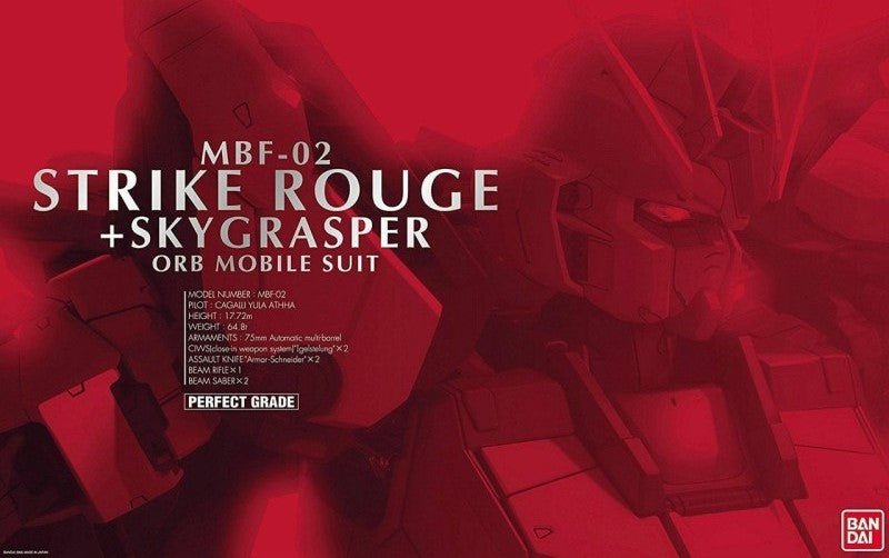 Gunpla PG 1/60 Gundam Strike Rouge + Skygrasper - MEKA NEKO