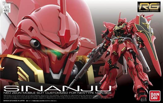 Gunpla RG 1/144 - 022 MSN - 06S Sinanju - MEKA NEKO