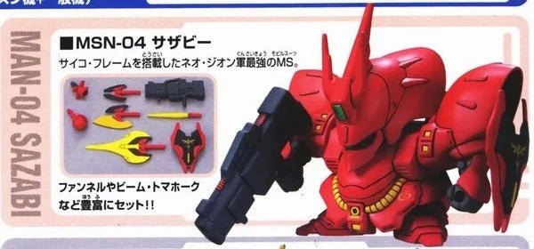 Gunpla SD - BB Char's Counterattack Set - MEKA NEKO