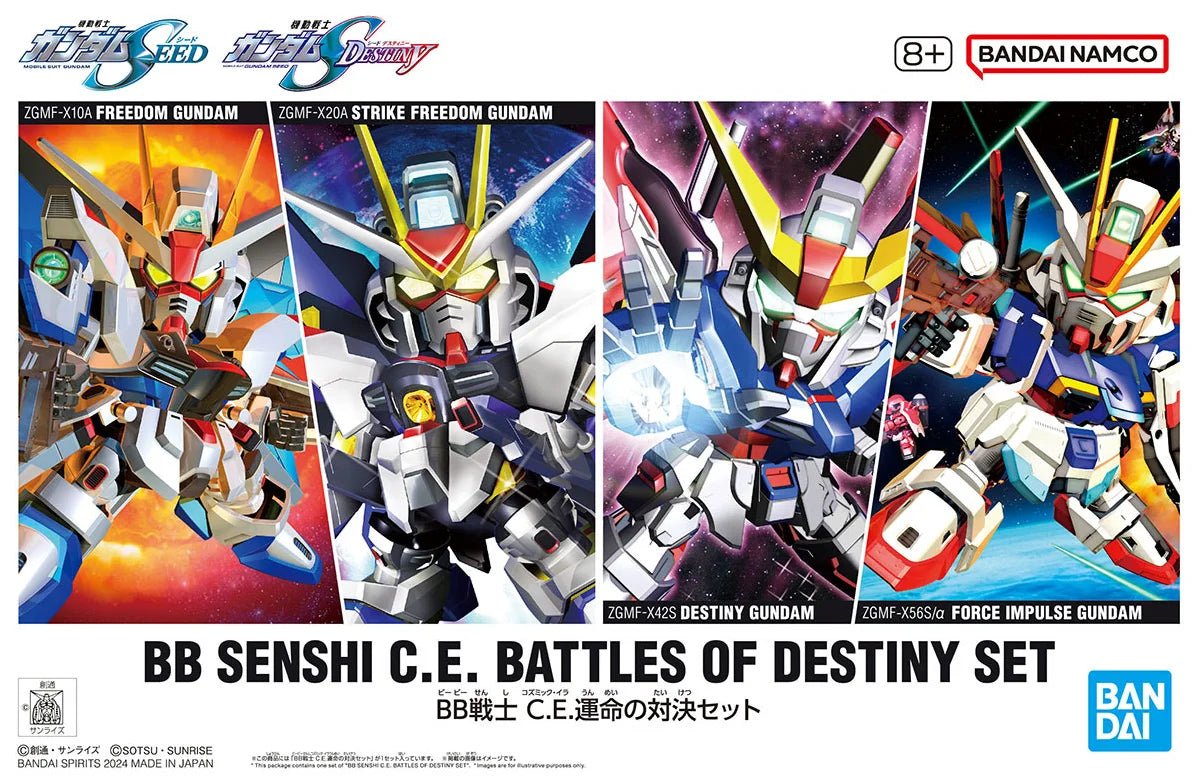 Gunpla SD - Bb Senshi Battles Of Destiny Set - MEKA NEKO