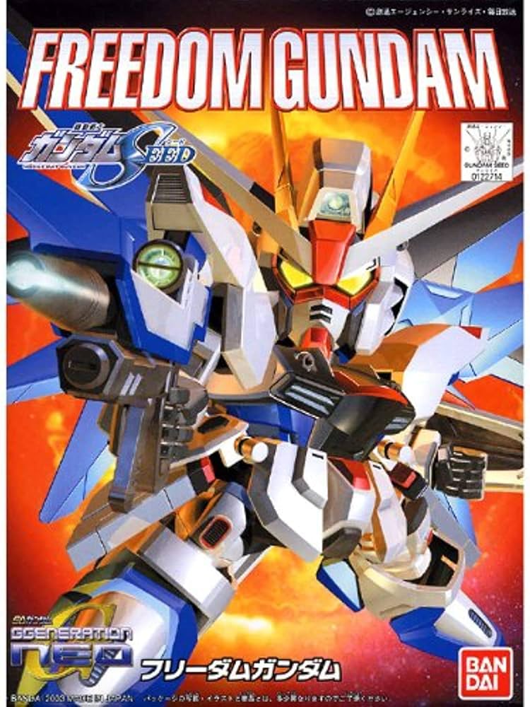 Gunpla SD - BB257 Freedom Gundam - MEKA NEKO