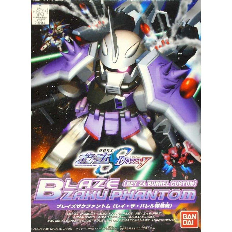 Gunpla SD - BB285 Blaze Zaku Phantom (Rey Za Burrel Custom) - MEKA NEKO