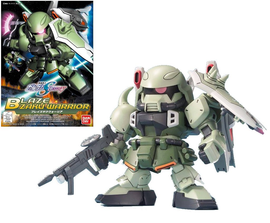 Gunpla SD - BB296 Blaze Zaku Warrior - MEKA NEKO