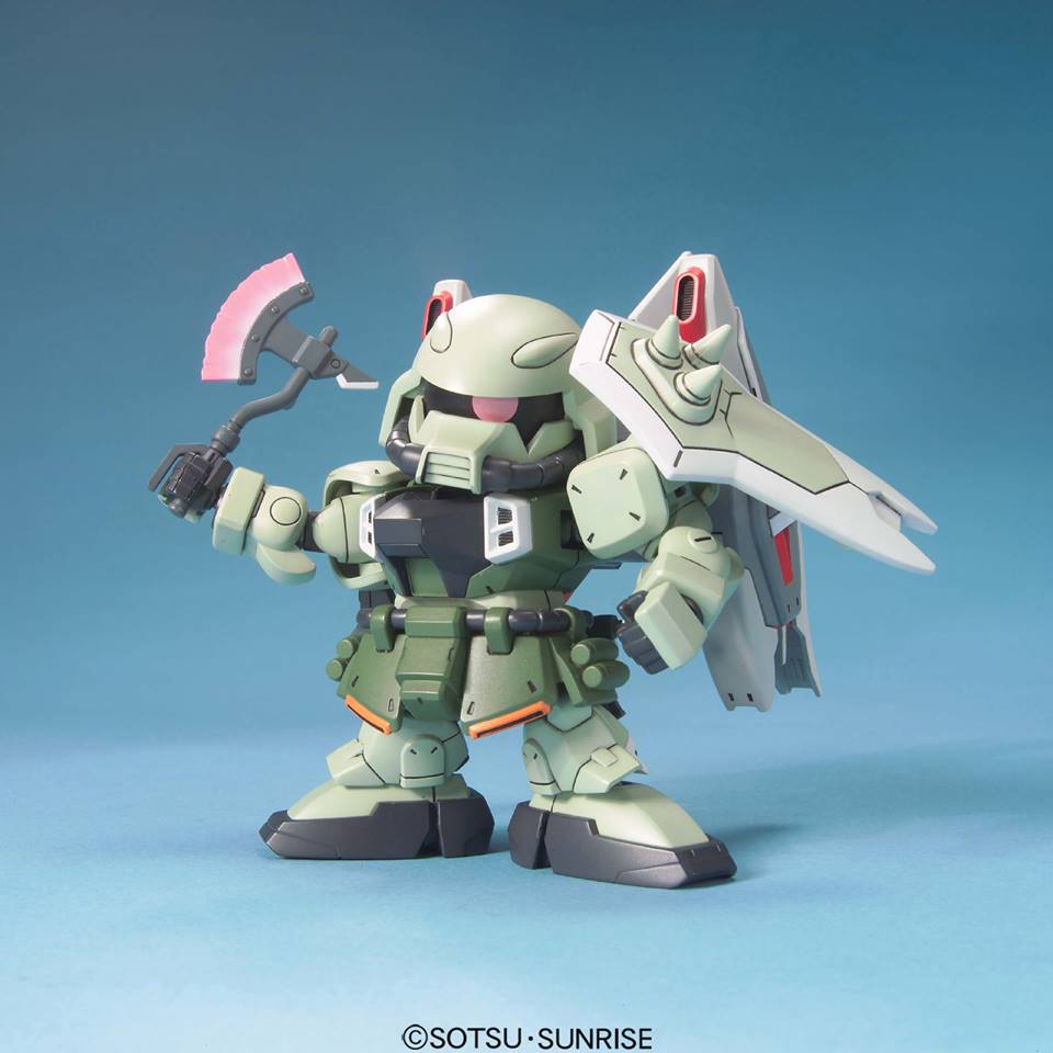 Gunpla SD - BB296 Blaze Zaku Warrior - MEKA NEKO