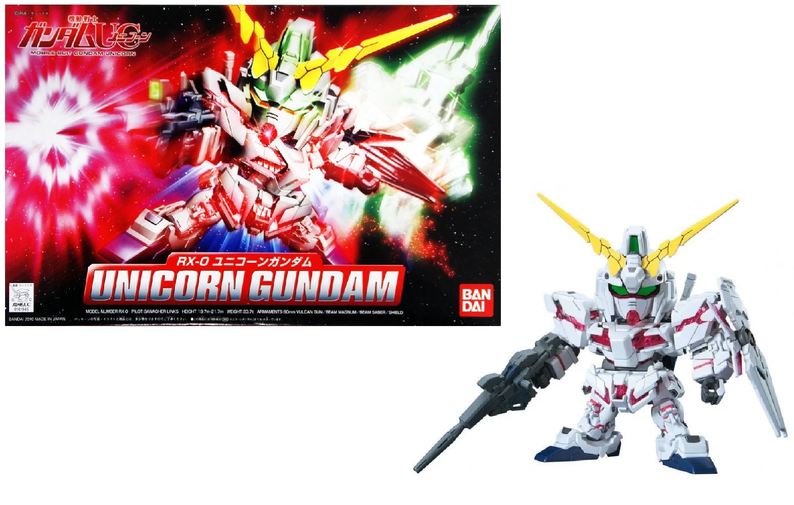 Gunpla SD - BB360 Unicorn Gundam - MEKA NEKO