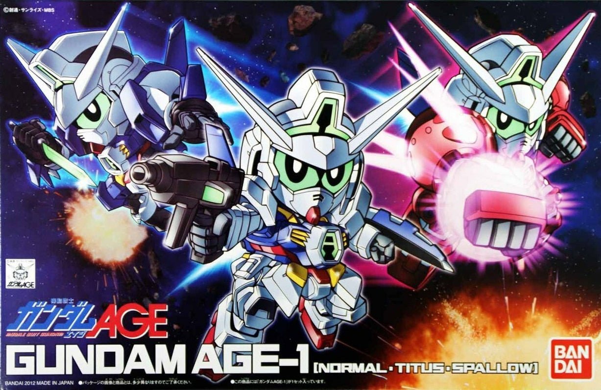 Gunpla SD - BB369 Gundam Age - 1 (Normal - Titus - Spallow) - MEKA NEKO