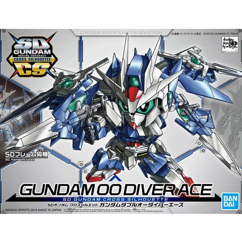 Gunpla SD - Cross Silhouette Gundam 00 Diver Ace - MEKA NEKO
