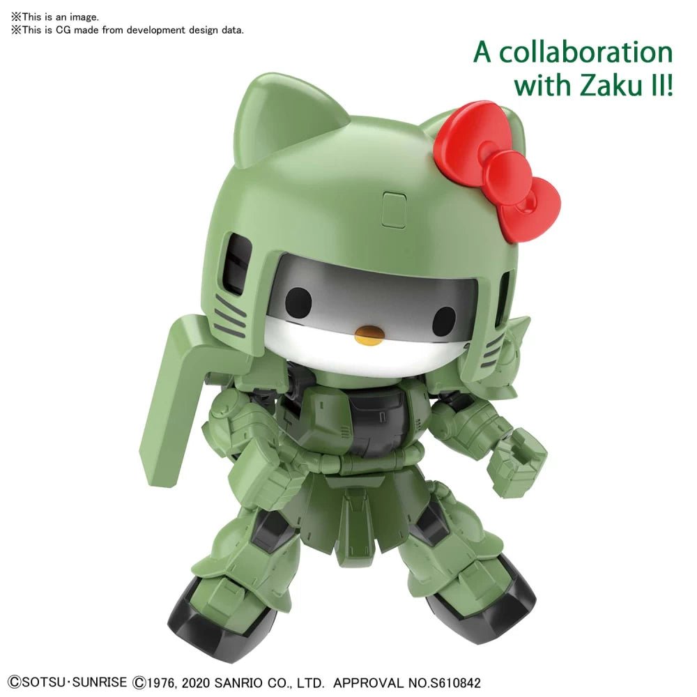 Gunpla SD Hello Kitty / Zaku II - MEKA NEKO