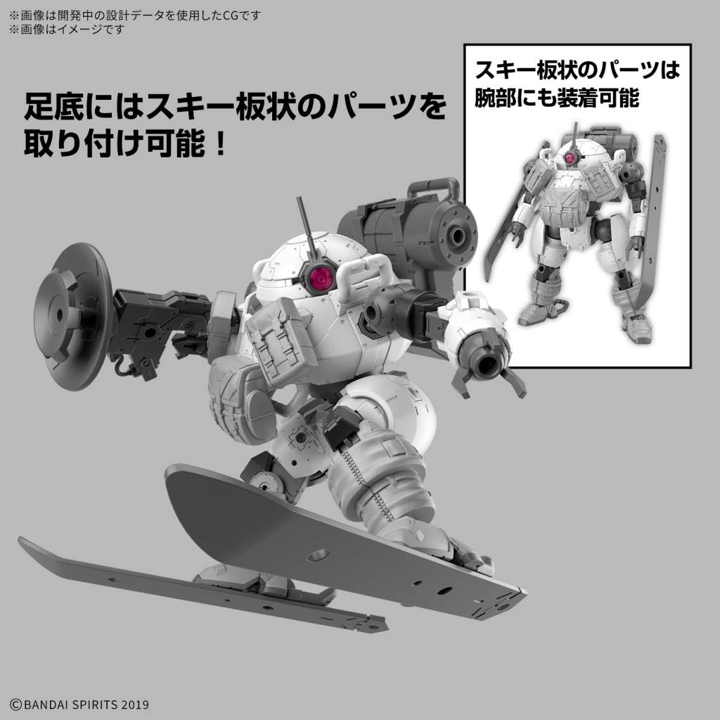 Model Kit 30 MM 1/144 - Roundnova II - MEKA NEKO