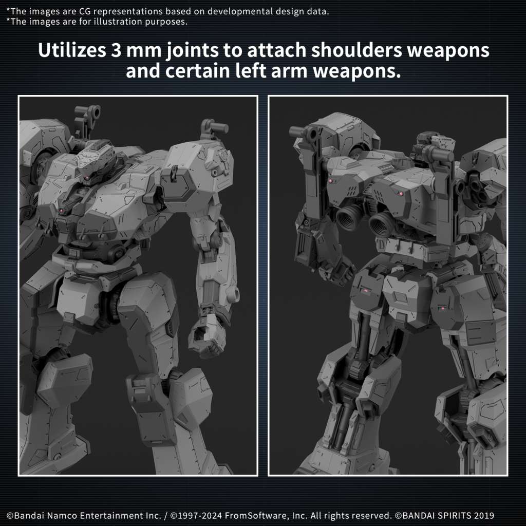 Model Kit 30MM - Armored Core VI Balam Industries BD - 011 Melander - MEKA NEKO