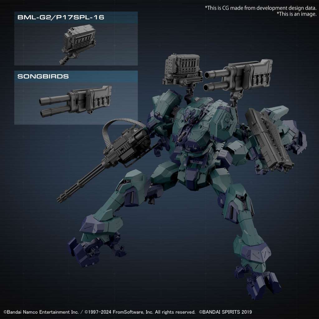 Model Kit 30MM - Armored Core VI BD011 Melander Liger Tail - MEKA NEKO