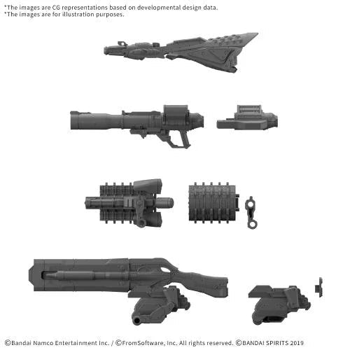 Model Kit 30MM - Armored Core VI Option Parts Set Weapon Set 09 (PRÉ-COMMANDE) - MEKA NEKO