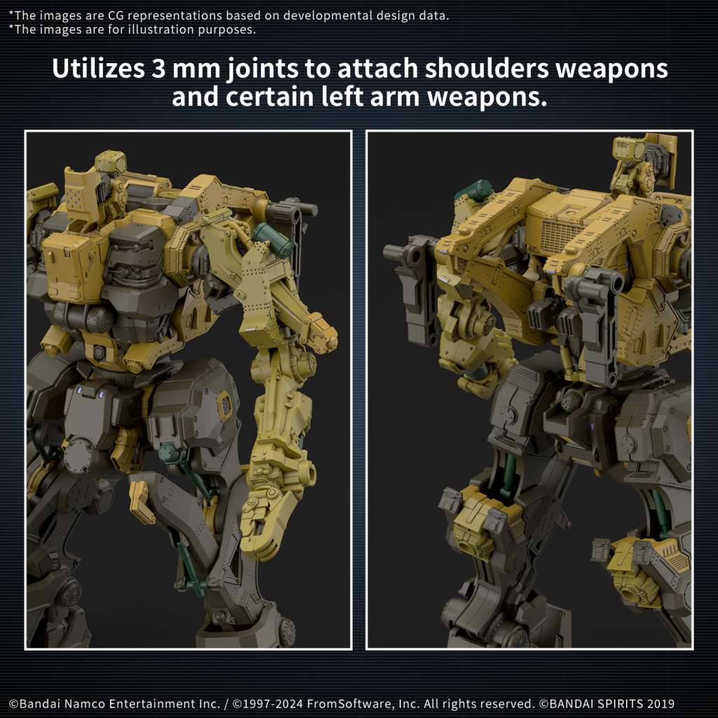 Model Kit 30MM - Armored Core VI RAD CC - 3000 Wrecker Milk Tooth - MEKA NEKO