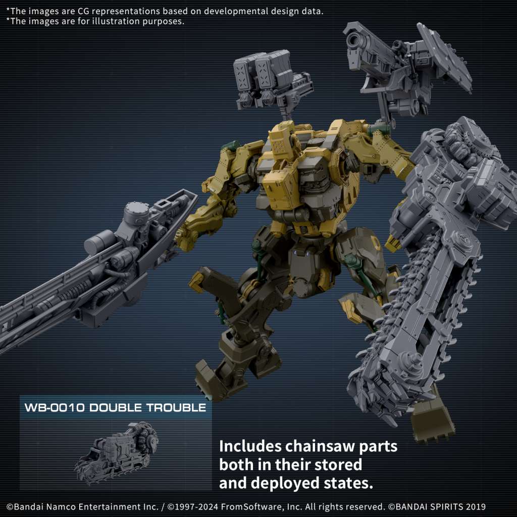 Model Kit 30MM - Armored Core VI RAD CC - 3000 Wrecker Milk Tooth - MEKA NEKO
