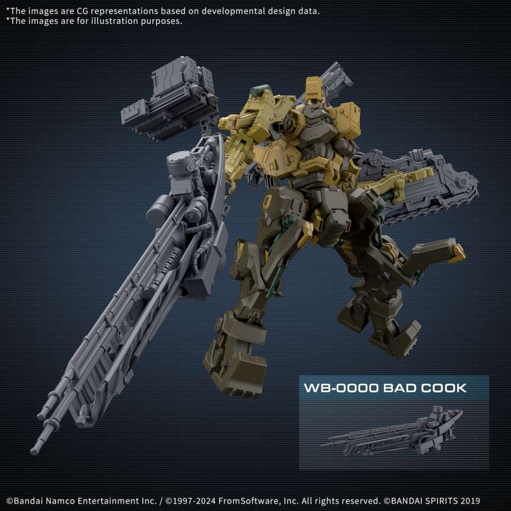 Model Kit 30MM - Armored Core VI RAD CC - 3000 Wrecker Milk Tooth - MEKA NEKO