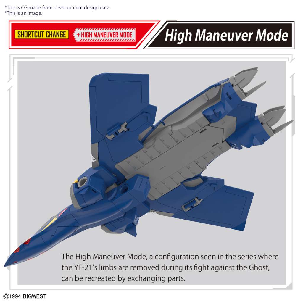 Model Kit HG 1/100 Macross YF - 21 - MEKA NEKO