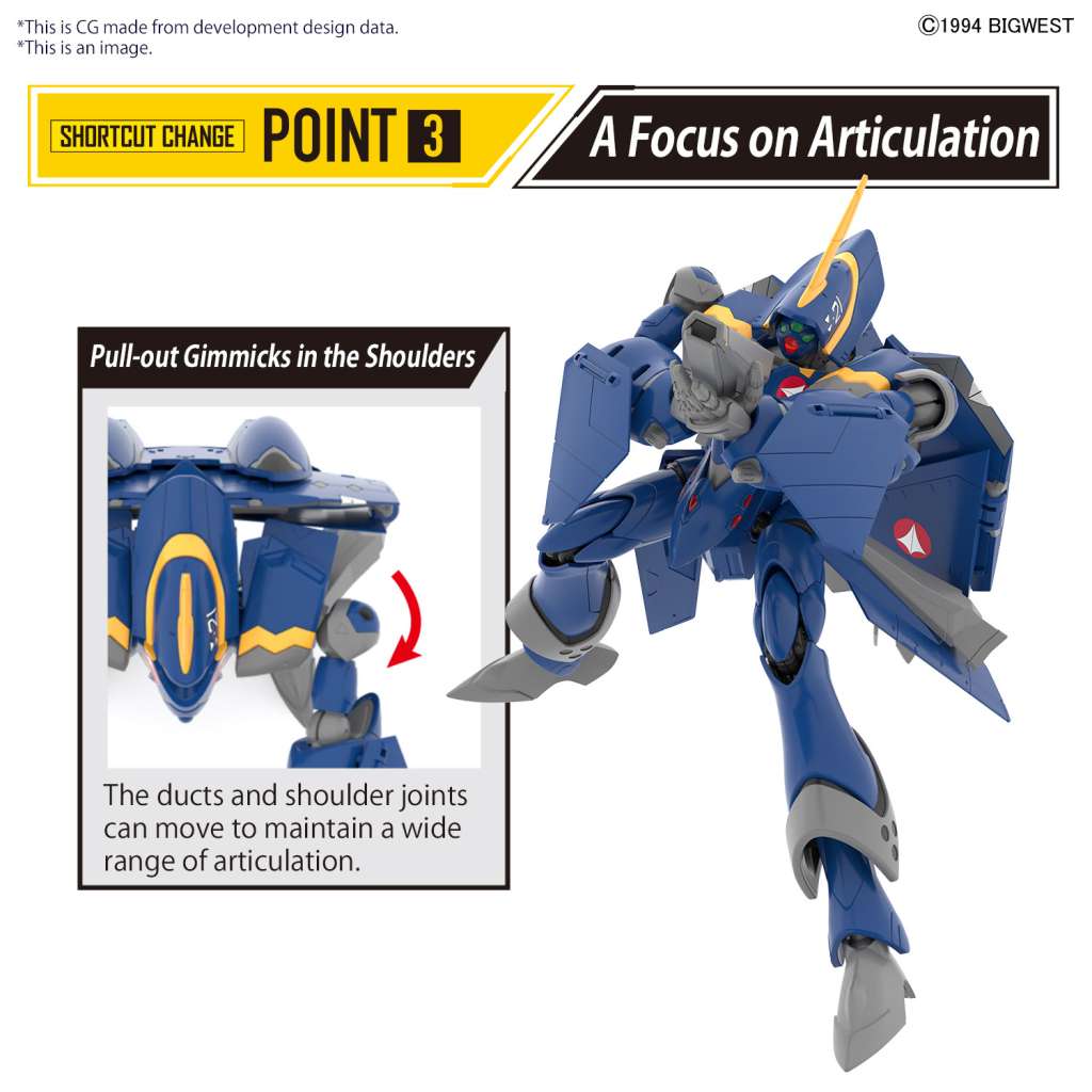 Model Kit HG 1/100 Macross YF - 21 - MEKA NEKO