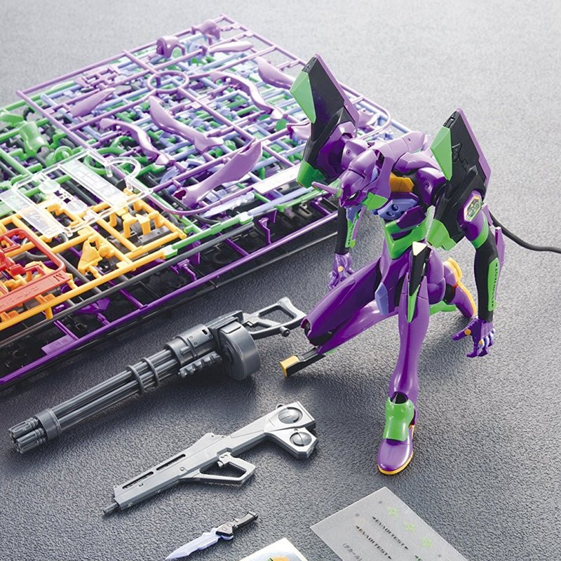 Model Kit HG 1/144 - Evangelion Eva 01 New Movie Ver Hg - 01 - MEKA NEKO