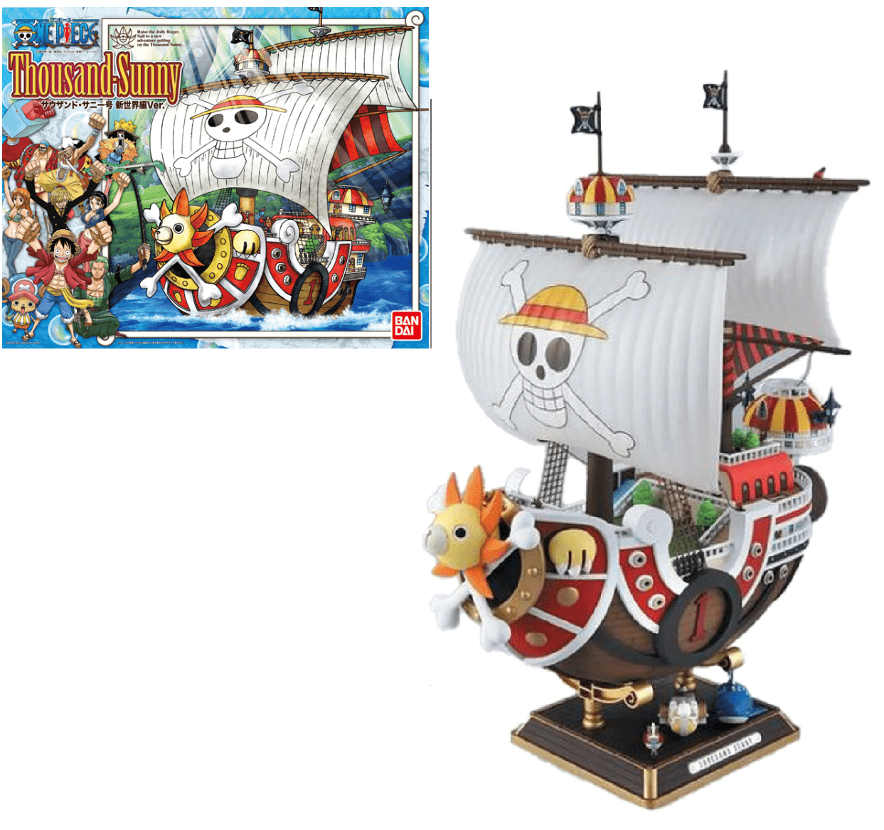 Model kit One Piece - Thousand Sunny NEW WORLD Ver 30cm - MEKA NEKO
