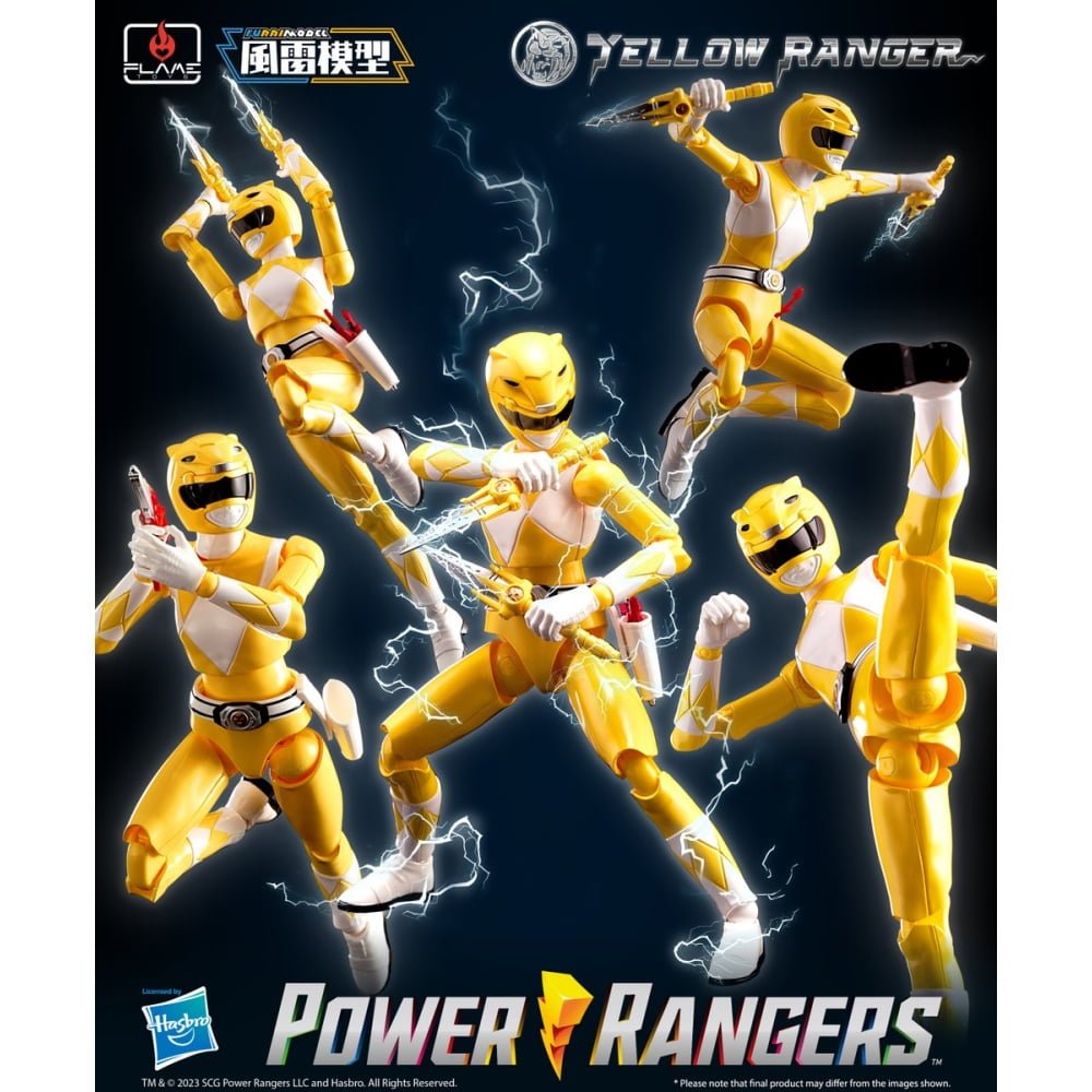 Model Kit Power Rangers - Ranger Jaune - MEKA NEKO