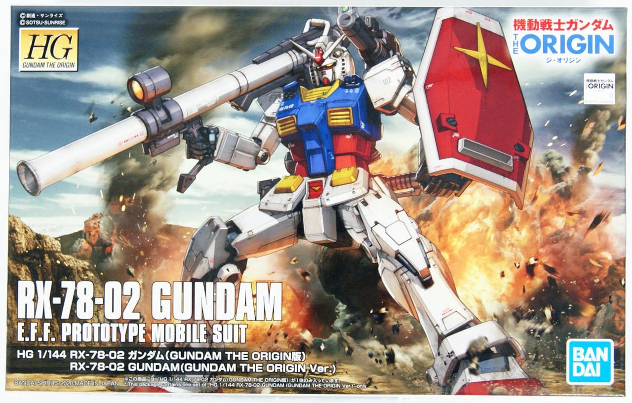 Offre Spéciale : Gundam The Origin Tome 1 + Gunpla HG 1/144 Gundam RX 78 - 2 The Origin Ver - MEKA NEKO